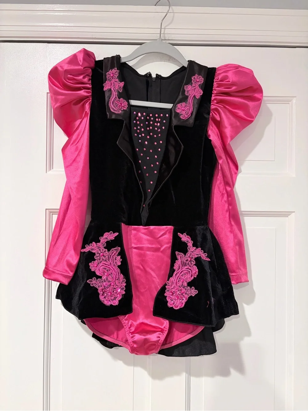 Revolution Dancewear “Crazy In Love” Costume Child Large Hot Pink Black
